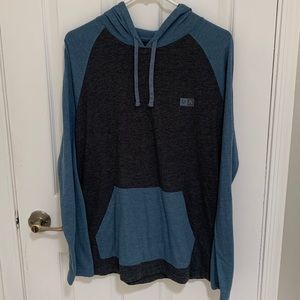 RVCA Blue/Grey Long sleeve Tee sweater Medium